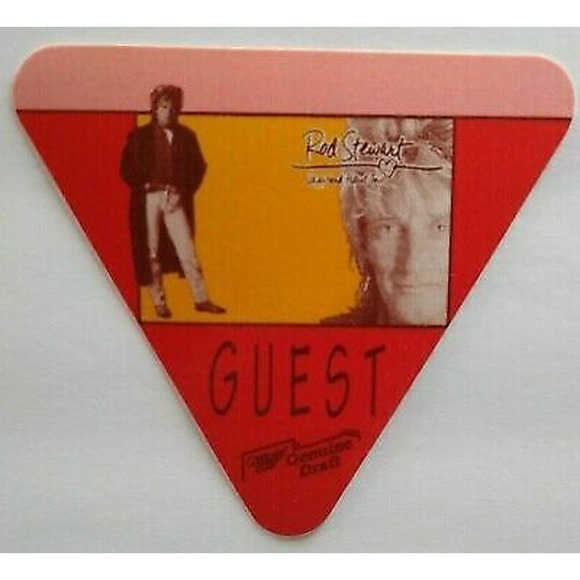 Rod Stewart Backstage Pass 1992 Vagabond Heart Tour Original Pop Rock Music Icon - Picture 2 of 4